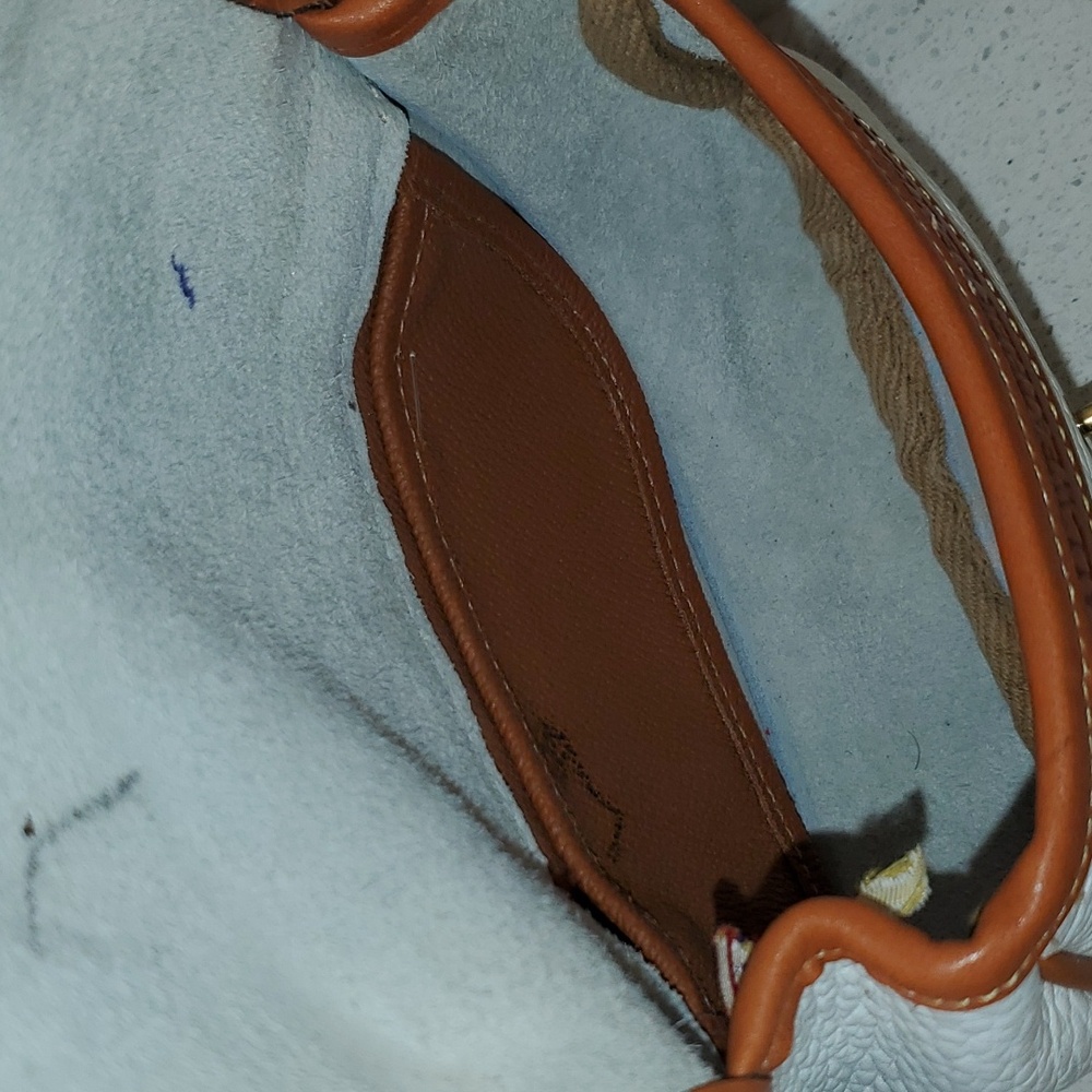 USA 🇺🇸 Vintage and Rare  DOONEY & BOURKE pebbled leather crossbody bag - Picture 8 of 10